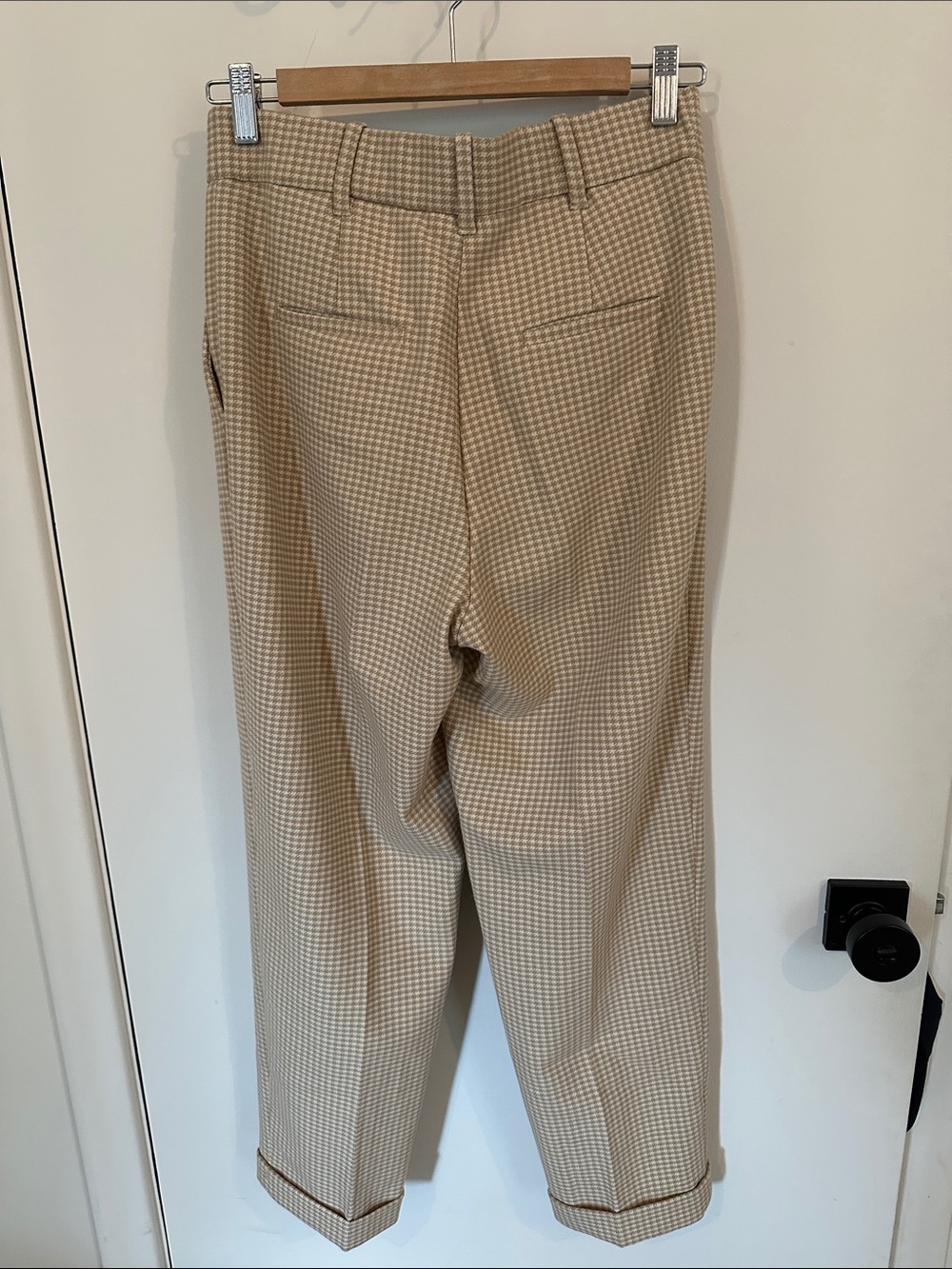 Wilfred Beige Houndstooth Dress Pants - Picture 4 of 6